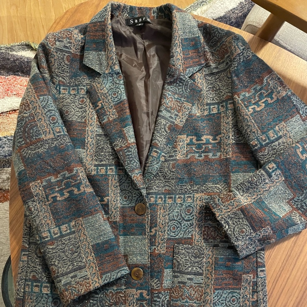Patterned Sanro Blazer
